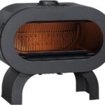 Poêle fonte Fifty Arche 10 kW anthracite - vitre propre et combustion prolongée 8 heures