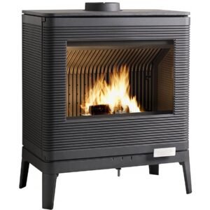 Poêle à bois en fonte « Kazan » 9 kW – Anthracite