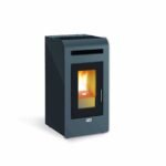 Poêle à Granulés Cayenne 14 kW façade acier intérieur fonte