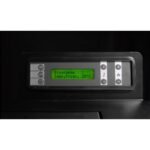 Poêle Vittoria côté chambre de combustion et rendement 90%