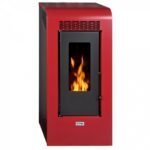 Détail creuset fonte du Poêle à granulés Vulcano 12 kW